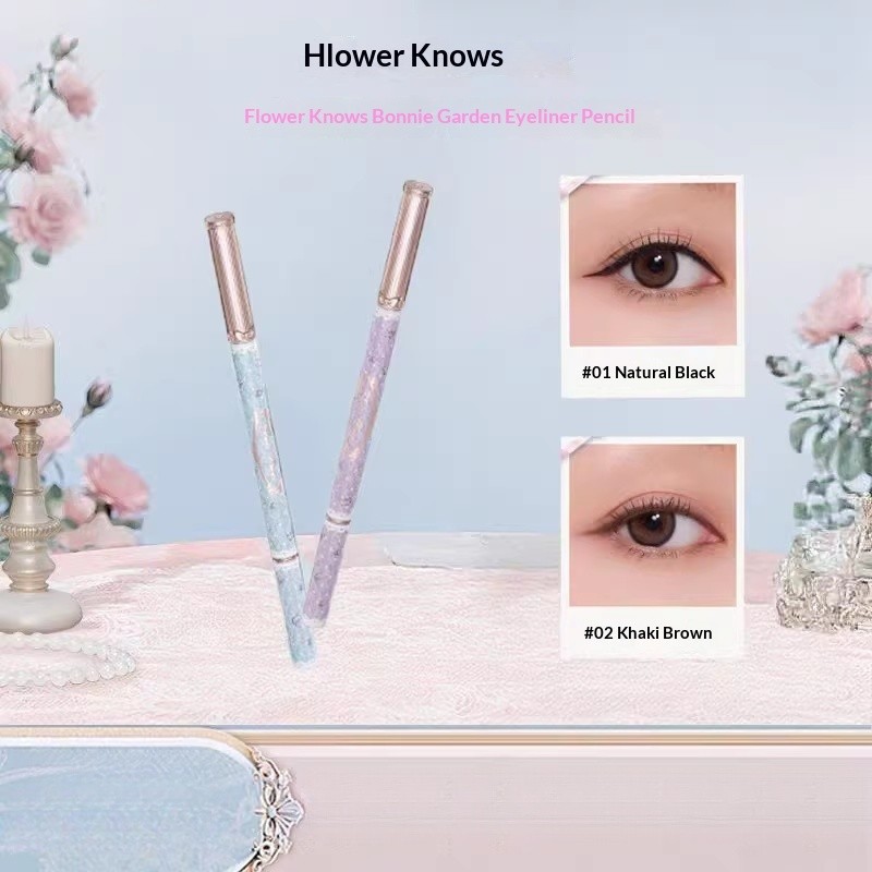 FLOWER KNOWS Bonnie Garden eyeliner Gel Pen-Delineador De Ponta Fina , Resistente Ao Suor , À Prova De Manchas
