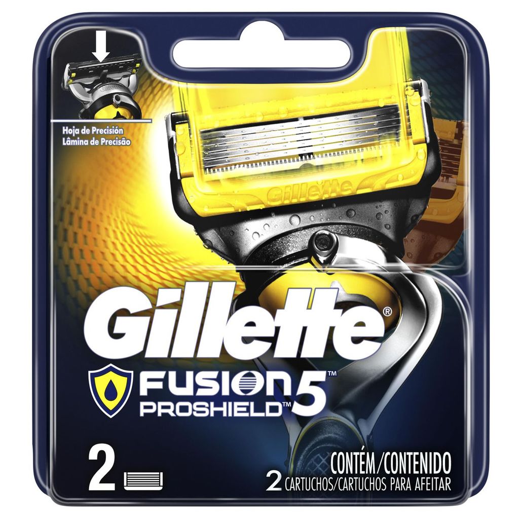 Carga Gillette Fusion Proshield Com 2 Unidades em Oferta na Shopee