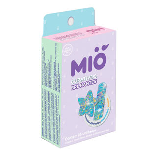 Curativo Brilhantes Mió Formatos Estrelinhas e Tirinhas 25 Unidades em Oferta na Shopee