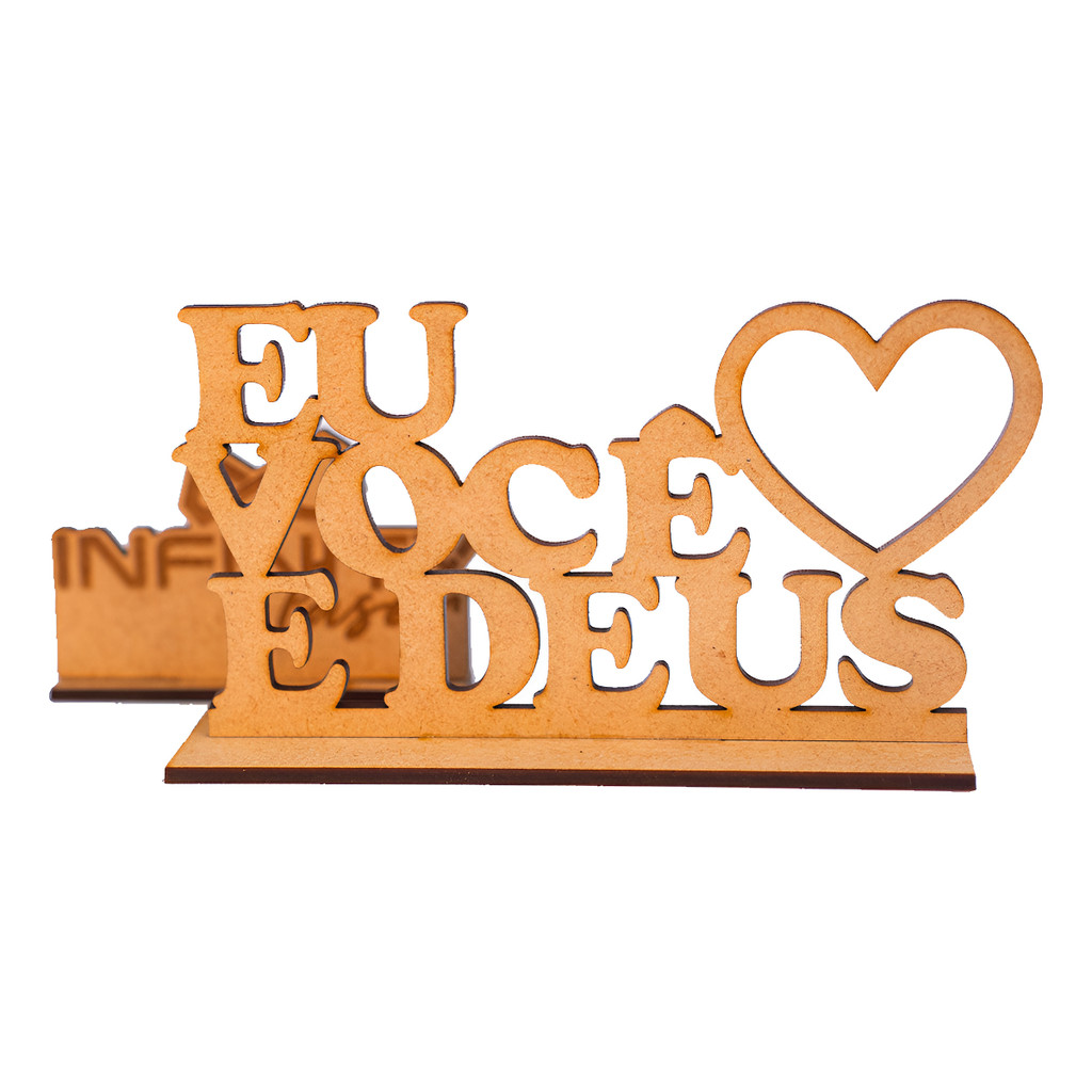20 Lembrança Igreja Encontro Casais Eu Você Deus Mdf Oferta