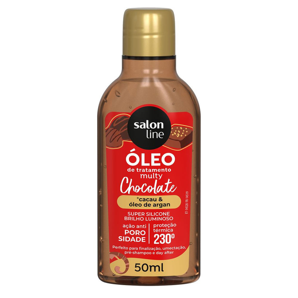 Óleo Capilar Salon Line Multy Chocolate 50ml em Oferta na Shopee