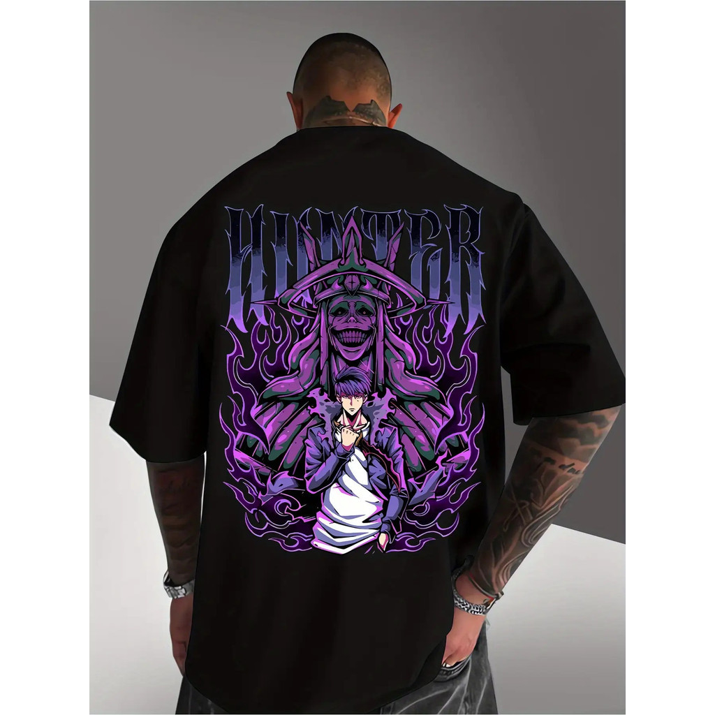 Camiseta 2026 T-shirt100% algodao Unissex Anime Ninja Estampa Personagem Cosplay Leve Lavável Estilosa Divertida Moderna