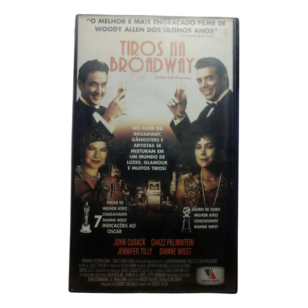 Vhs Tiros Na Broadway - Woody Allen - John Cusack - Dianne Wiest
