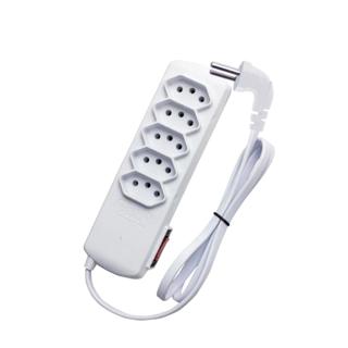 Filtro de Linha 5 Tomadas Dps Plug 90 Graus Bivolt 10A Branco Forceline em Oferta na Shopee