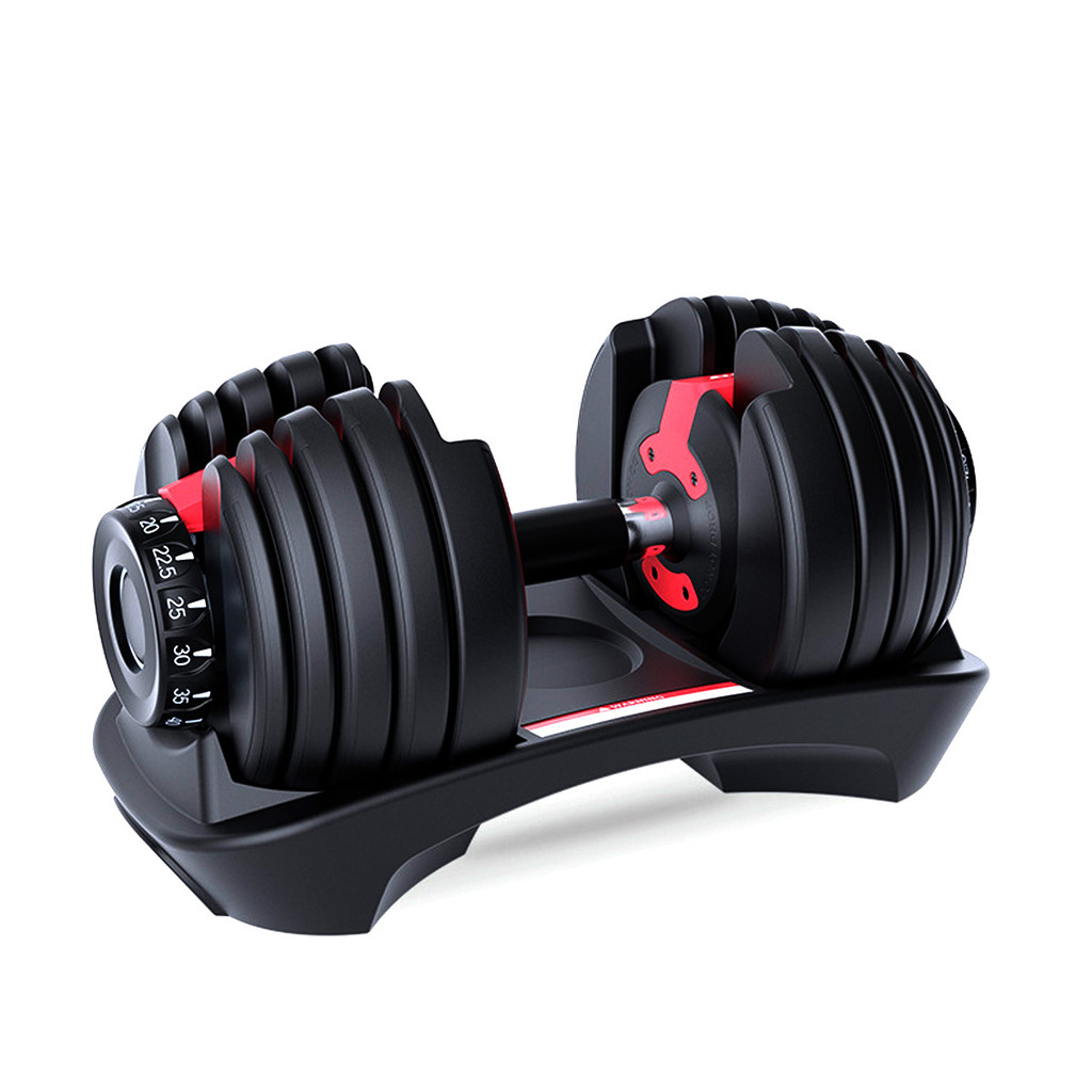 Halter Ajustável Regulável 24kg Anilha Dumbbell 1 Unidade - Brave Bull，Halter Regulável  24kg Com Anilhas