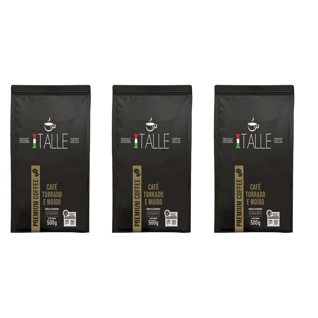 Café Torrado E Moído Extraforte  Kit 3 em Oferta na Shopee
