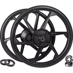Rodas Liga Leve CG 150 Titan/Fan 2004-2013 CG 150/160 Start 2015-2023 Tambor Mod 6 Pontas (PAR)