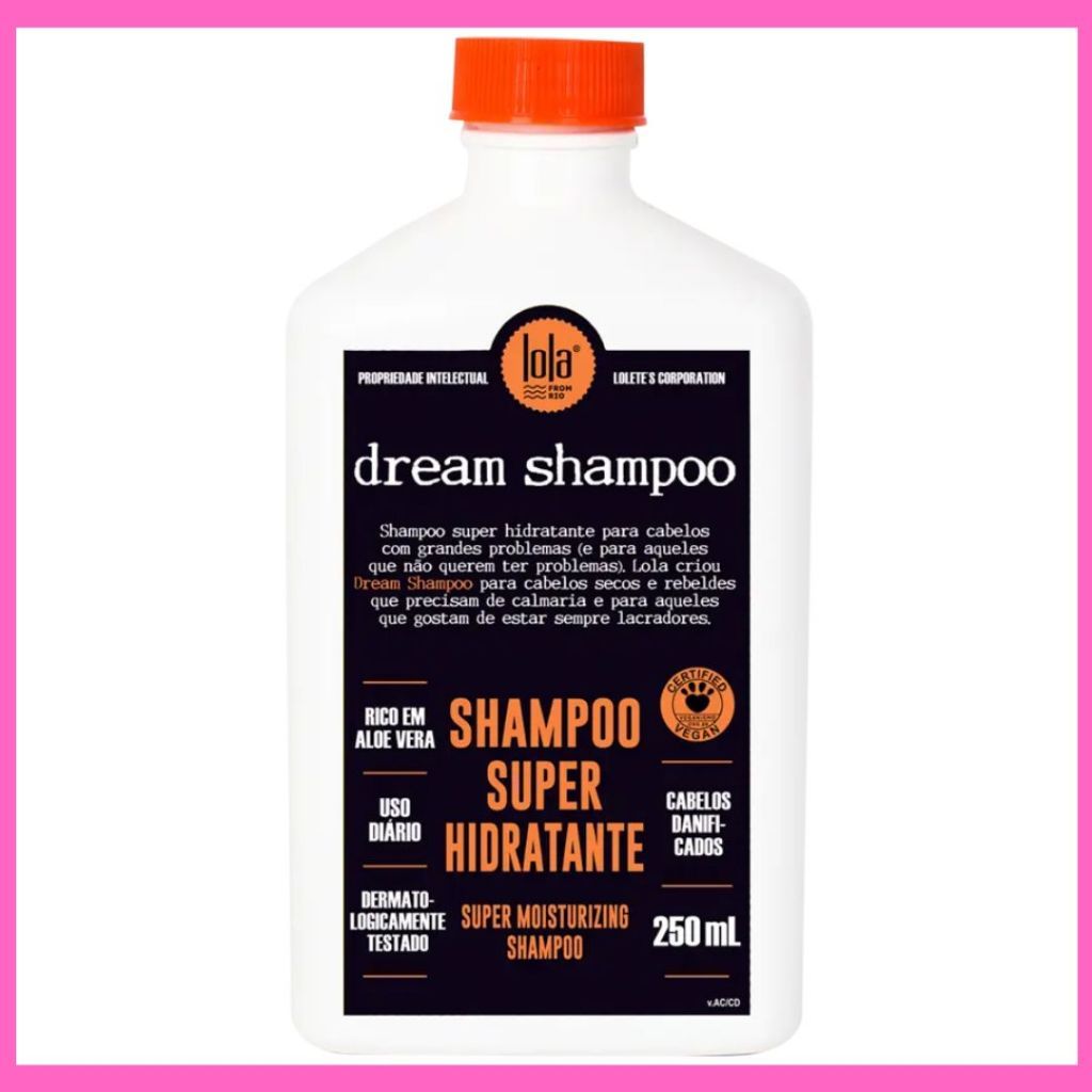 Lola Cosmetics  Dream Cream Shampoo 250ml Super Hidratante