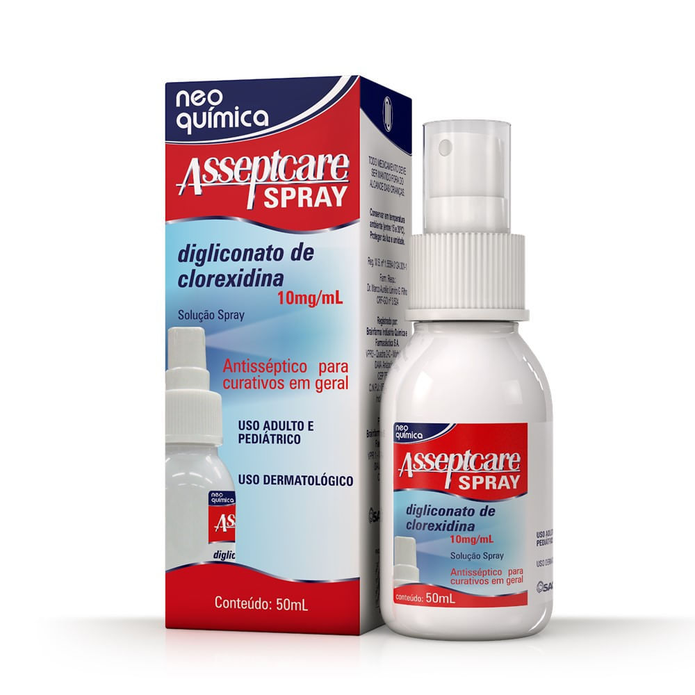 Asseptcare 10mg/ml Spray 50ml em Oferta na Shopee