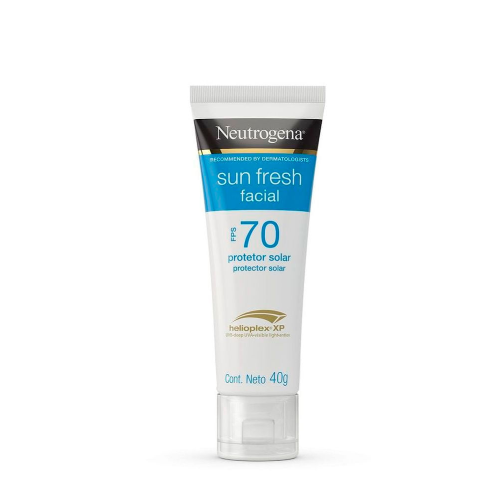 Protetor Solar Facial Neutrogena Sun Fresh FPS 70 40g em Oferta na Shopee