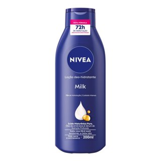 Loção Hidratante Nivea Milk Hidratação Profunda Pele Seca a Extrasseca 200ml em Oferta na Shopee