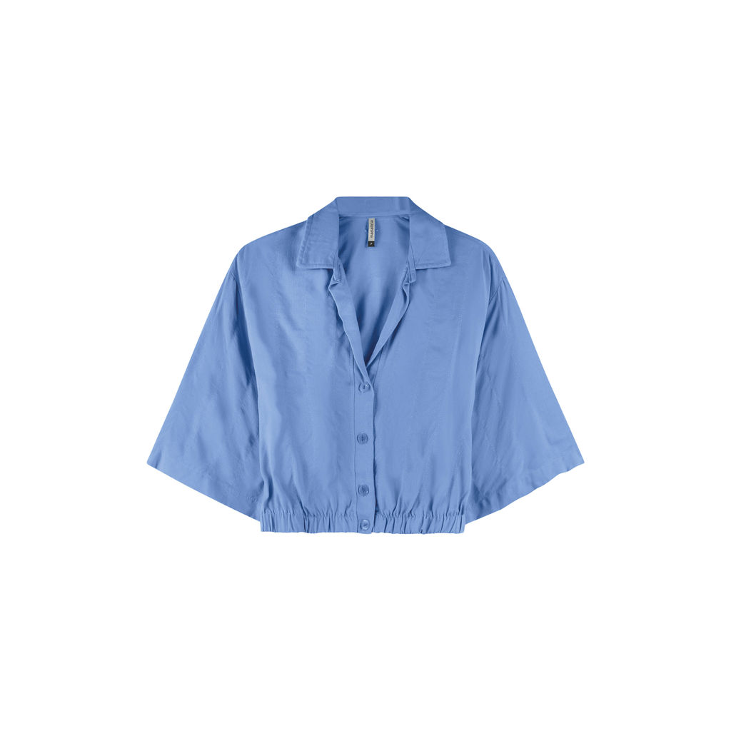 Camisa Feminino Marialícia Roxo em Oferta na Shopee