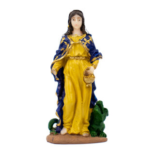 Escultura Santa Marta 7,50 cm em Resina em Oferta na Shopee