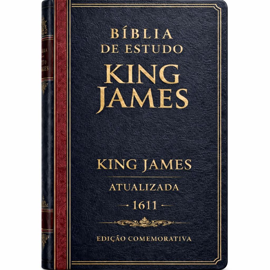 Bíblia de Estudo King James Atualizada | Hipergigante | Full Collor | Capa Dura