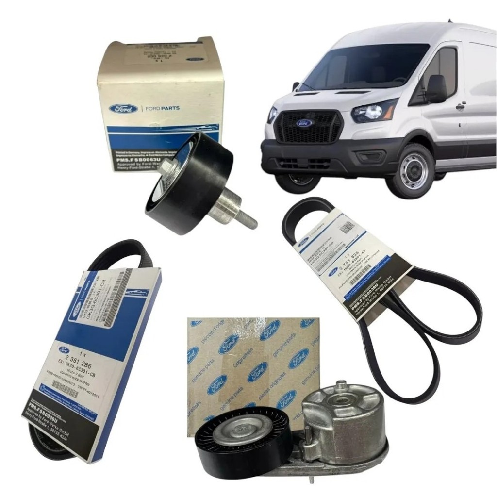 Kit De Tensor Polia E Correia Ford Nova Transit  - 21/24