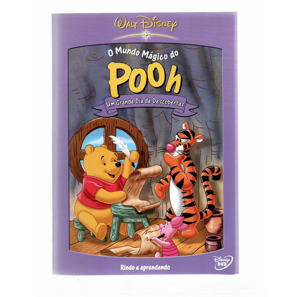 DVD O MUNDO MÁGICO DO POOH - UM GRANDE DIA DE DESCOBERTAS