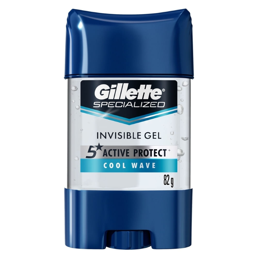 Desodorante Gel Antitranspirante Gillette Cool Wave Stick 82g em Oferta na Shopee