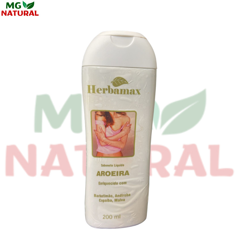 Sabonete Íntimo Feminino Aroeira Herbamax 200ml – Higiene Íntima, Frescor e Cuidado Natural Diário