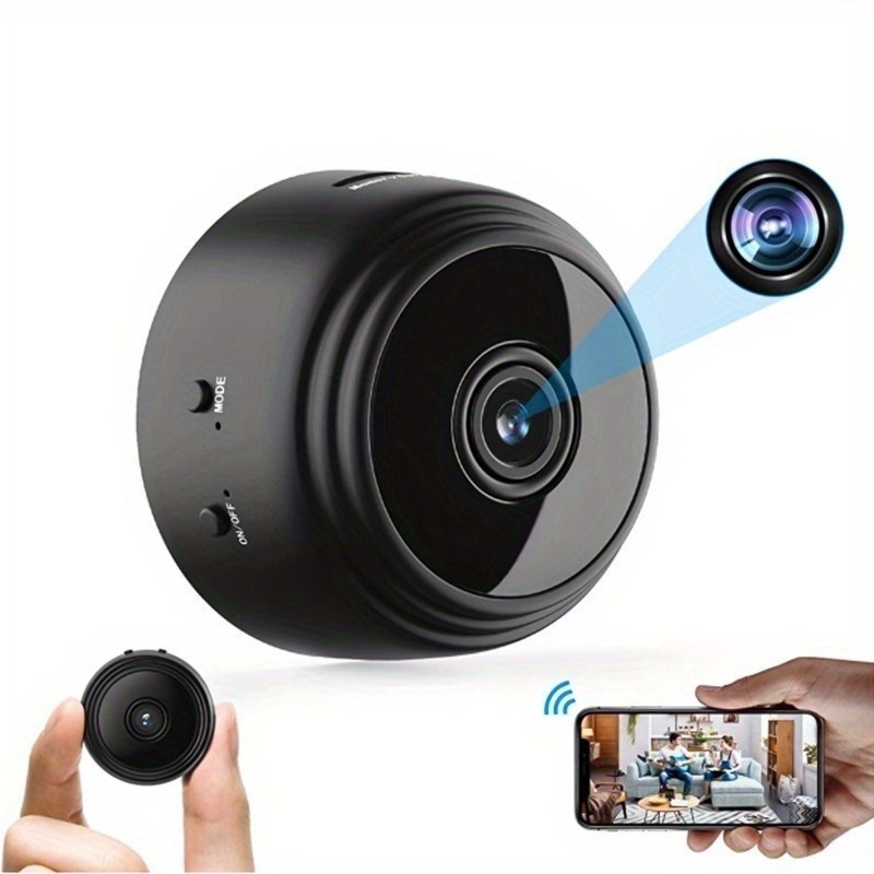 Novo A9 HD Mini com visão noturna Wifi Câmera 1080P Vigilância Orbitta
