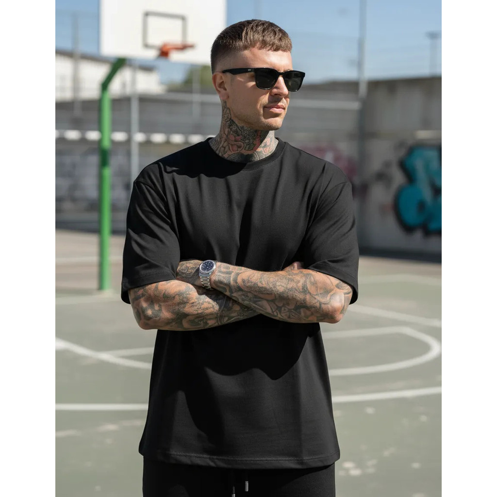 Camiseta Oversized Para Treino E Casual 100% Algodão Premium