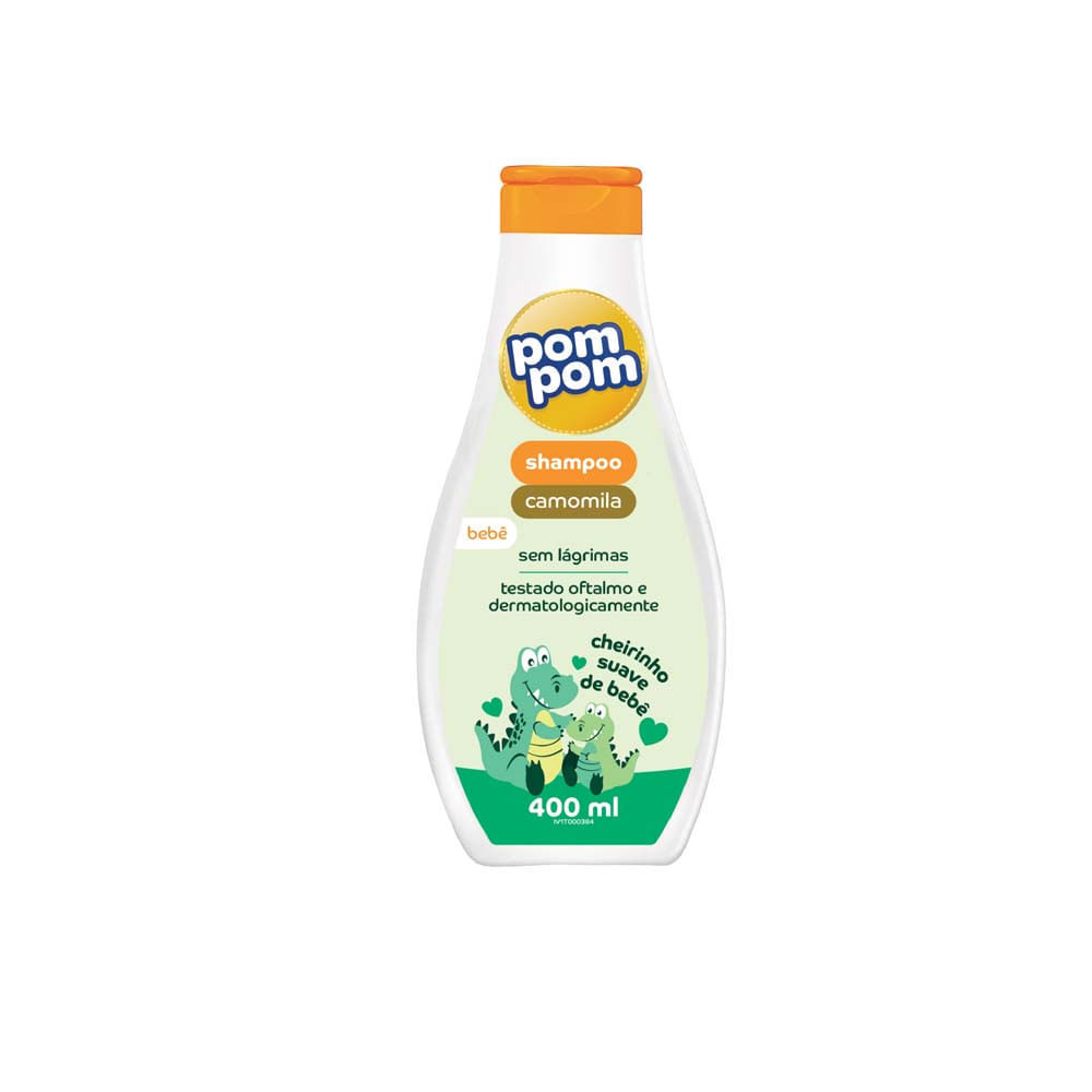Shampoo Infantil Pom Pom Camomila 400ml em Oferta na Shopee