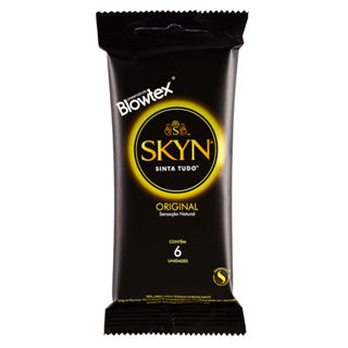 Preservativo Blowtex Skyn 6 Unidades em Oferta na Shopee