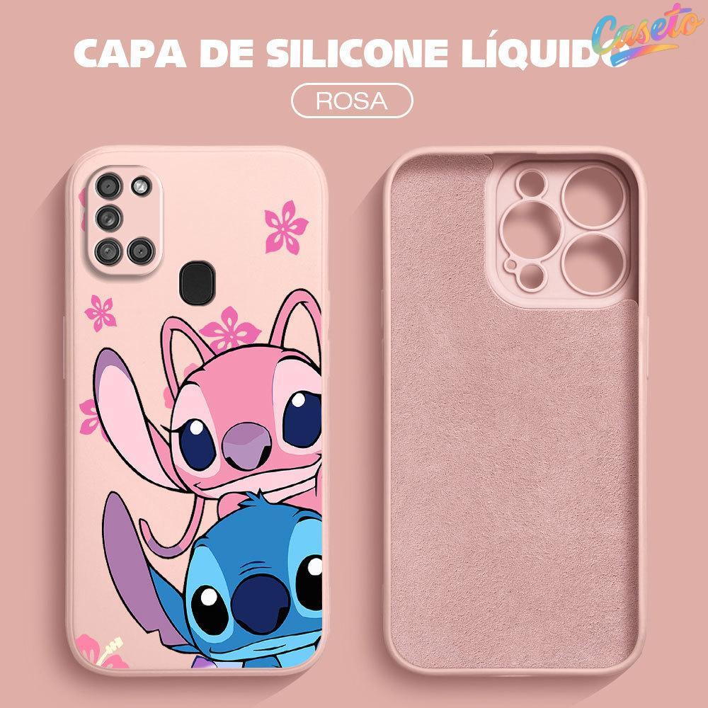 Capinha Para Samsung Galaxy A21S Capa de Celular de Silicone Preta Estilo Minimalista YT0428