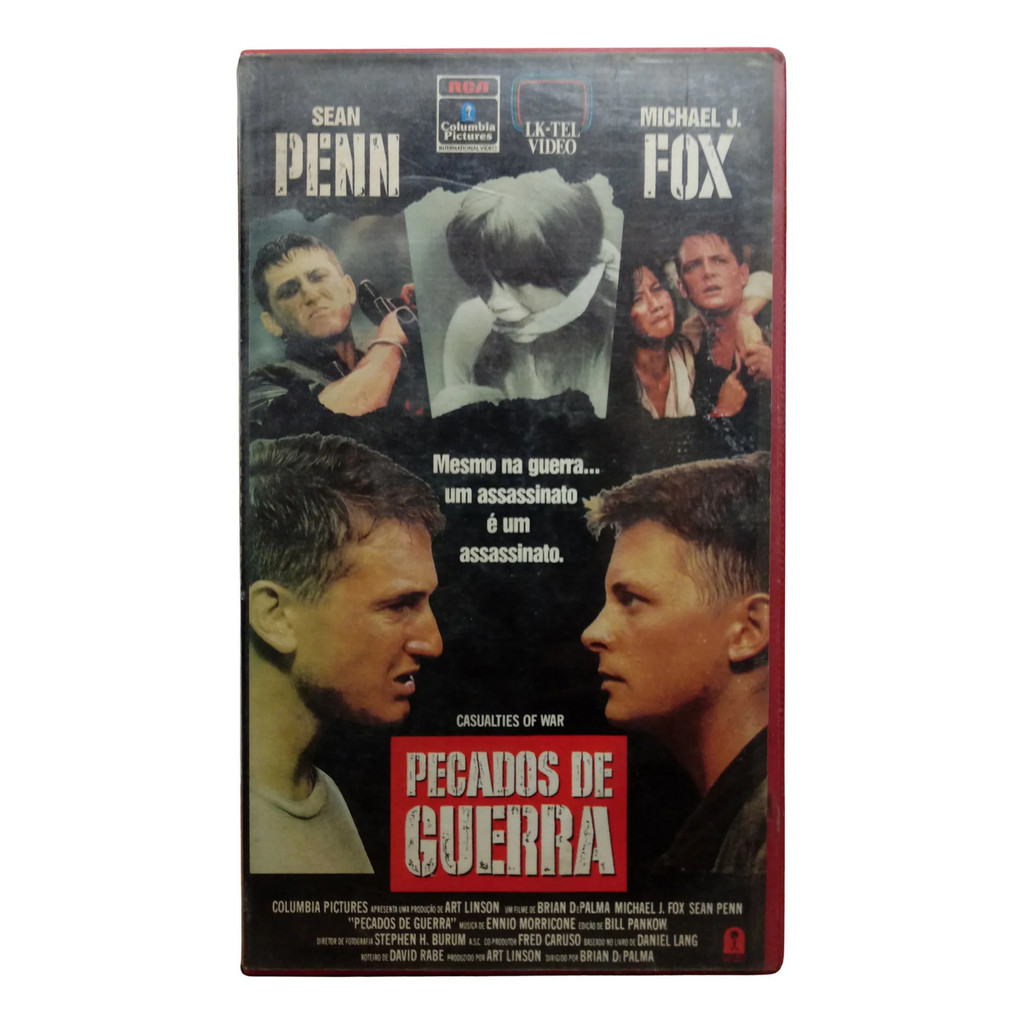 Vhs Pecados De Guerra - Sean Penn - Michael J Fox