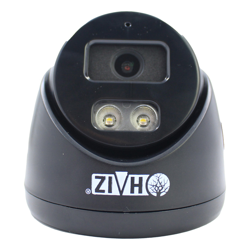 Câmera Segurança Dome Ip Poe 2.8mm 4mp Haiz D28 Full Color Preto
