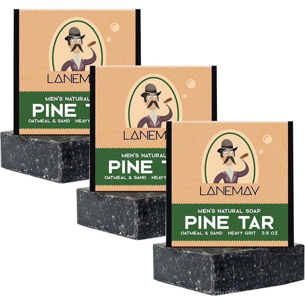 Sabonete Natural Para Homens | 3X Corporal Corpo Frio 100g Do Processo Alcatrão Pinho Dos Iluminando Com Espuma Densa Moi