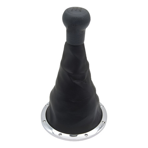 Kit Bola Câmbio Manopla Coifa Aro Cromado Gol G3 1999 A 2005 Preto