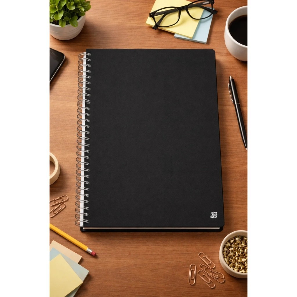 Caderno Preto 70 Folhas 1 Matéria Capa Anotações Estudo Papelaria Escola Faculdade Achadinhos