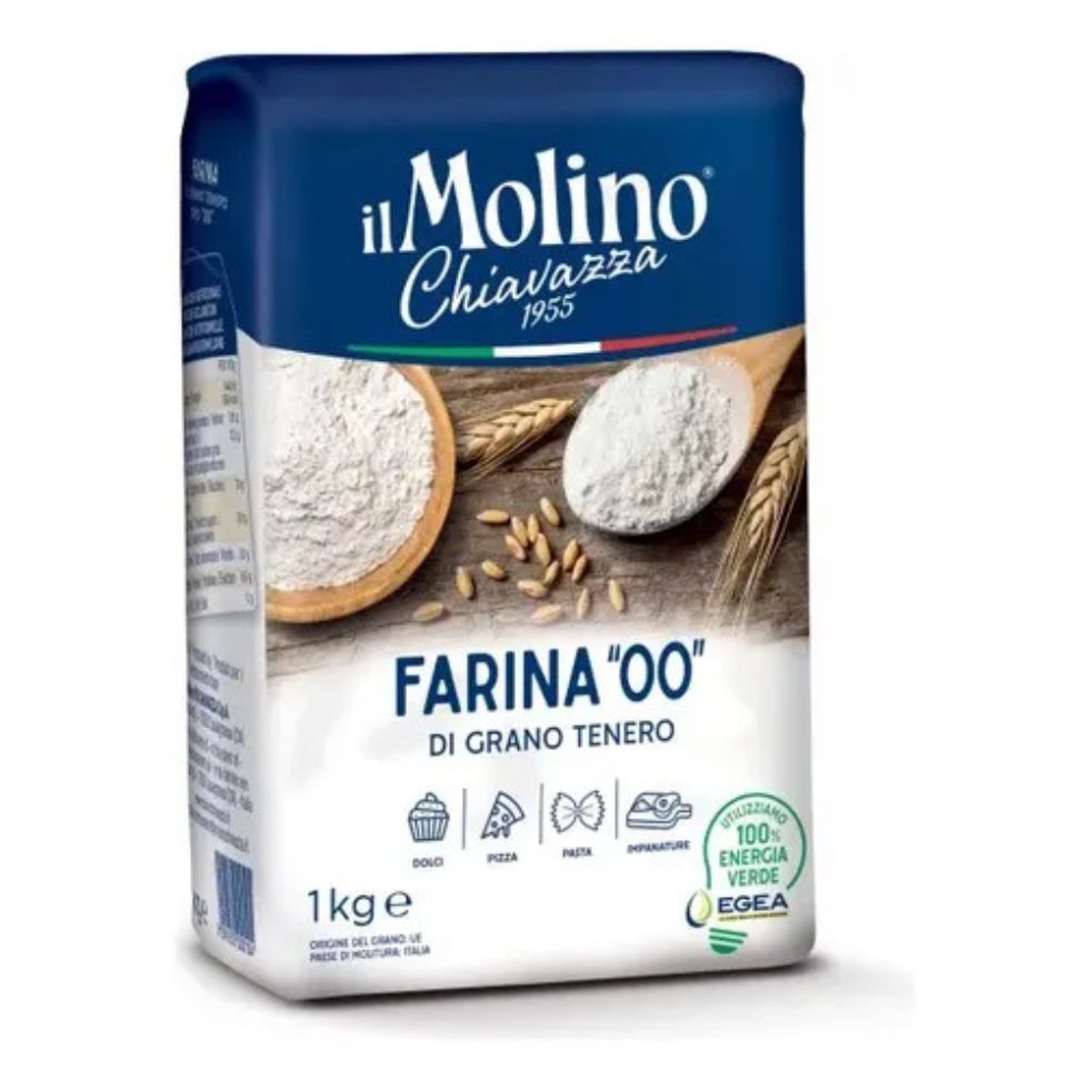 Farinha Italiana Tipo 00 1kg Molino Chiavazza