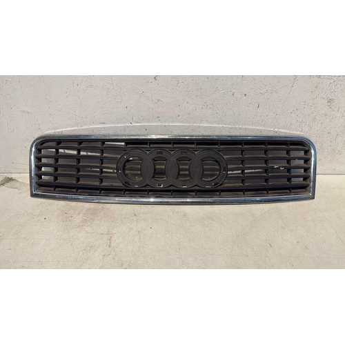 Grade Dianteira Audi A4 2001 2002 2003 2004 Friso Cromado Preto Brilhante