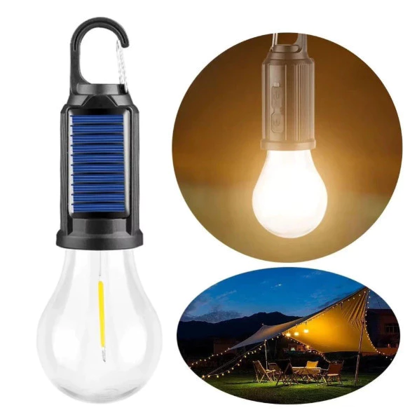Lâmpada LED Movida A Energia Solar LOMBARD , Lanterna De Iluminação Portátil De 4 Modos , Conveniente À Prova D'água Rec — imagem 1