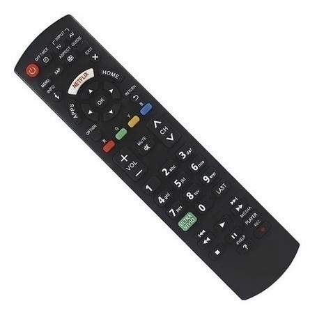 Controle Remoto compatível para Tv Panasonic Tc-39as600b Tc-42as610b Tc-50as600b Smart 4K