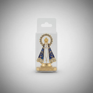 Nossa Senhora Aparecida Miniatura Dupla Face P/ Carro E Casa Auto Colante Pronta Entrega