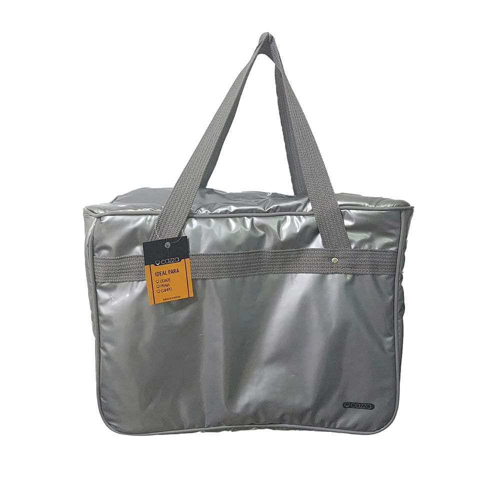 Bolsa Térmica Cazza Prata 26L em Oferta na Shopee