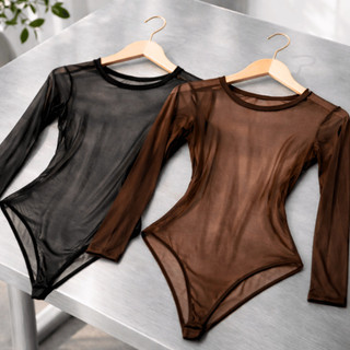 Body Tule Transparente: Elegância por R$28,89! ✨