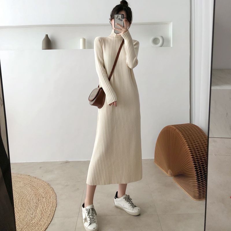 Saia joelho outono inverno saco tamanho grande capa barriga engrossado lã em torno do pescoço maternidade Hip vestido fa