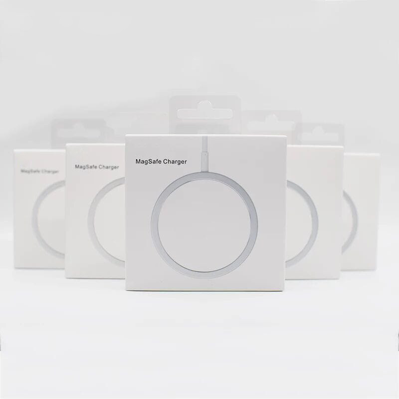 Carregador Sem Fio 15w Para iPhone Magnético Magsafe Tipo C De Carregamento Rápido Redondo Envio Imediato