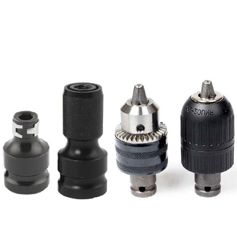 Chave elétrica multi-função adaptador retrátil chave de fenda elétrica multi-especificação acessórios de mandril de broc