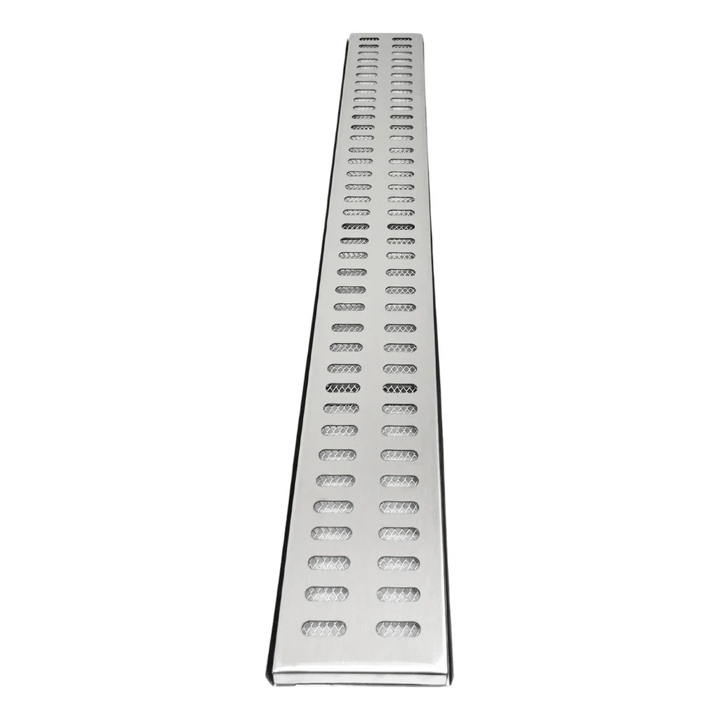 Ralo 12x100 Inox Grelha + Aro Com Tela Alumínio