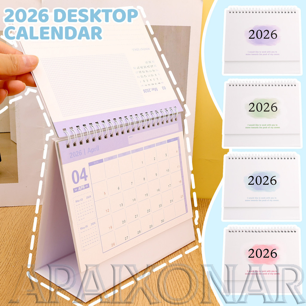 [Entrega Rápida] Calendário De Mesa 2026 Com Base Resistente | Faixa Completa De Datas Em Julho De 2025 A Dezembro De 20