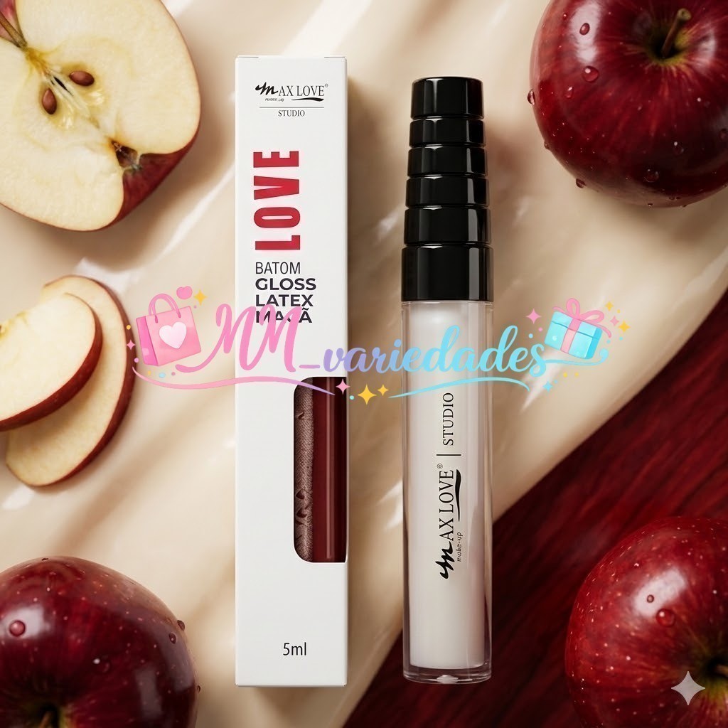 Batom Gloss Latéx 14 Maça Max Love 4mlOSFD