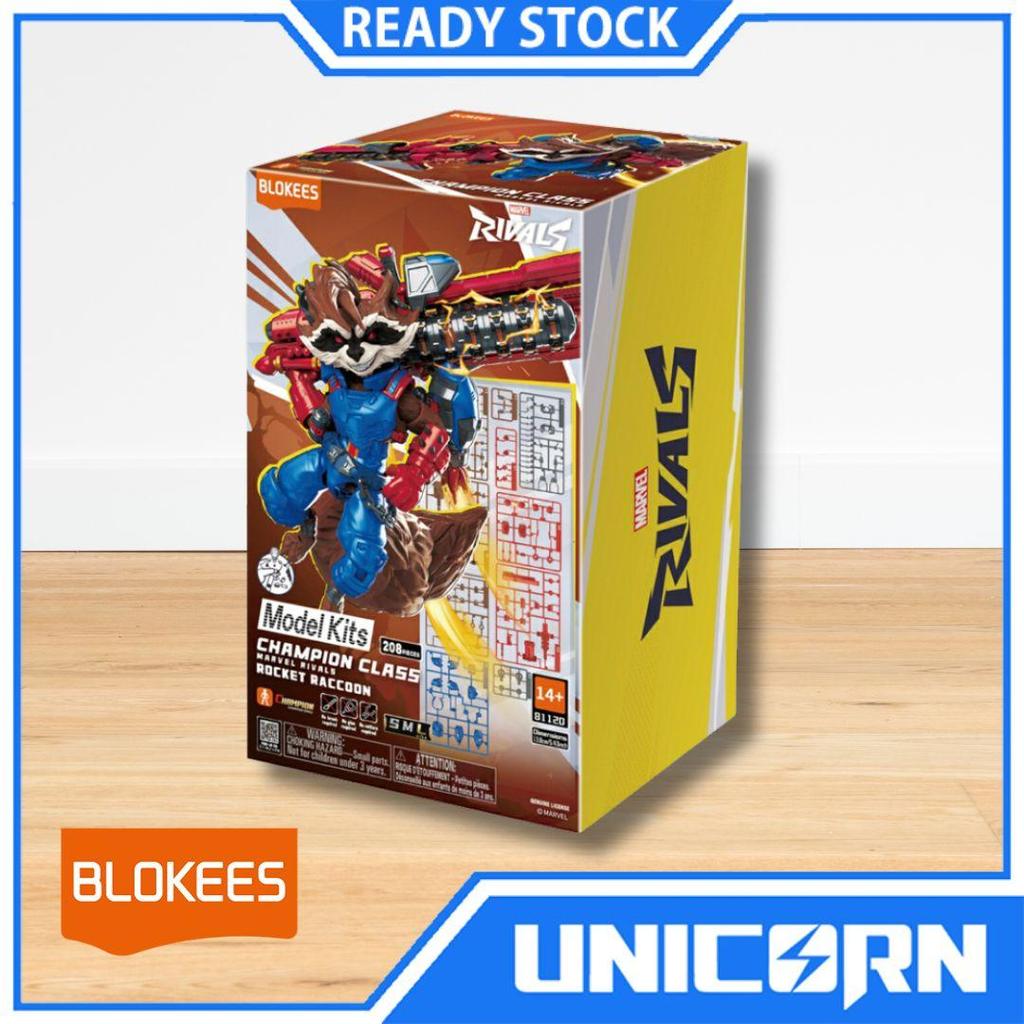 Campeão Classe 08 Foguete Racoon Marvel Rivals Blockees CC Rocket
