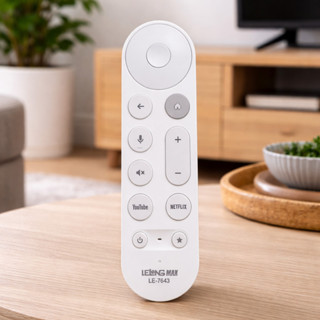 Controle Remoto Bluetooth com Voz para TV Box e TV Compatível Streamer 4K HDR 2020 a 2025 LE-7643 em Oferta na Shopee