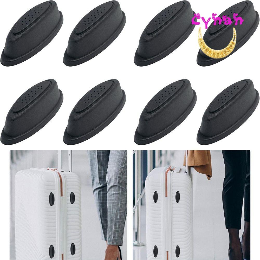 Almofadas Para Pés De Bagagem CYNAN , Plástico Com Parafusos , Suporte Inferior , Peça De Reposição Preta Mala