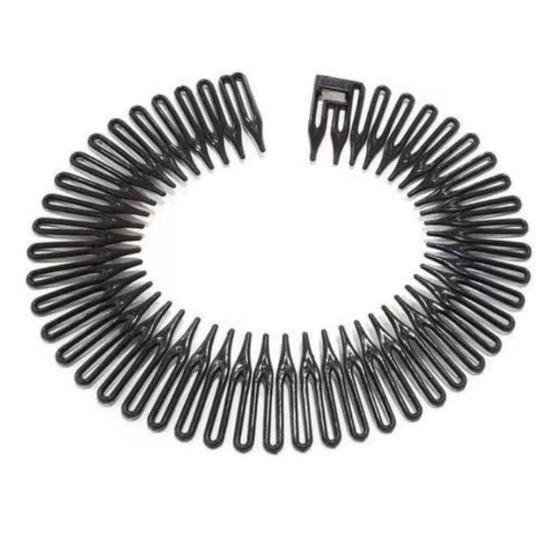 Kit 3/5/12 Peças Tiara Bell Preta Para Cabelo Acessório de Cabelo
