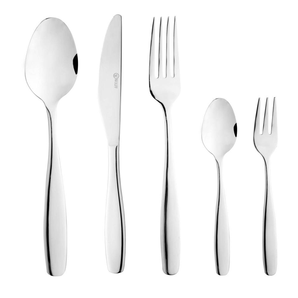 Faqueiro 20 Peças Wolff Cannes de Aço Inox em Oferta na Shopee